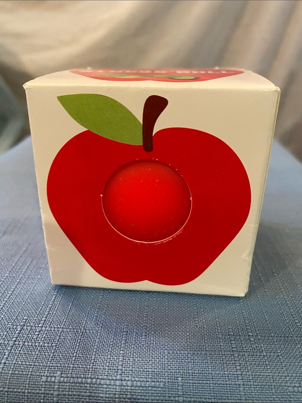 Apple Shaped Stress Ball Collectible - Red Apple Squishy Foam Squeeze Toy